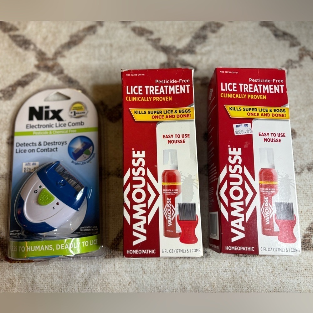 New Lice treatment bundle & Electronic Lice Comb